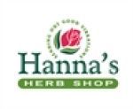 Hanna's Herb Shop Coupons & Discount Codes